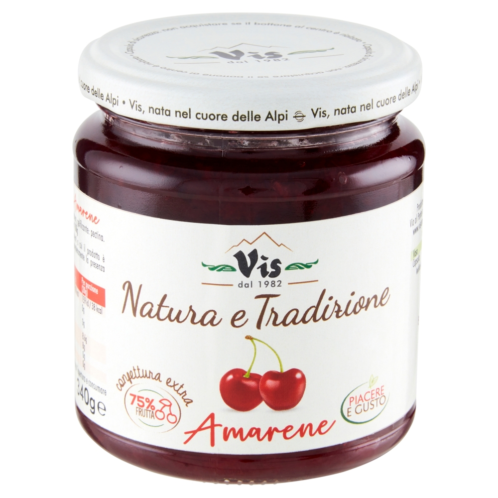 Vis Natura e Tradizione confettura extra Amarene 340 g