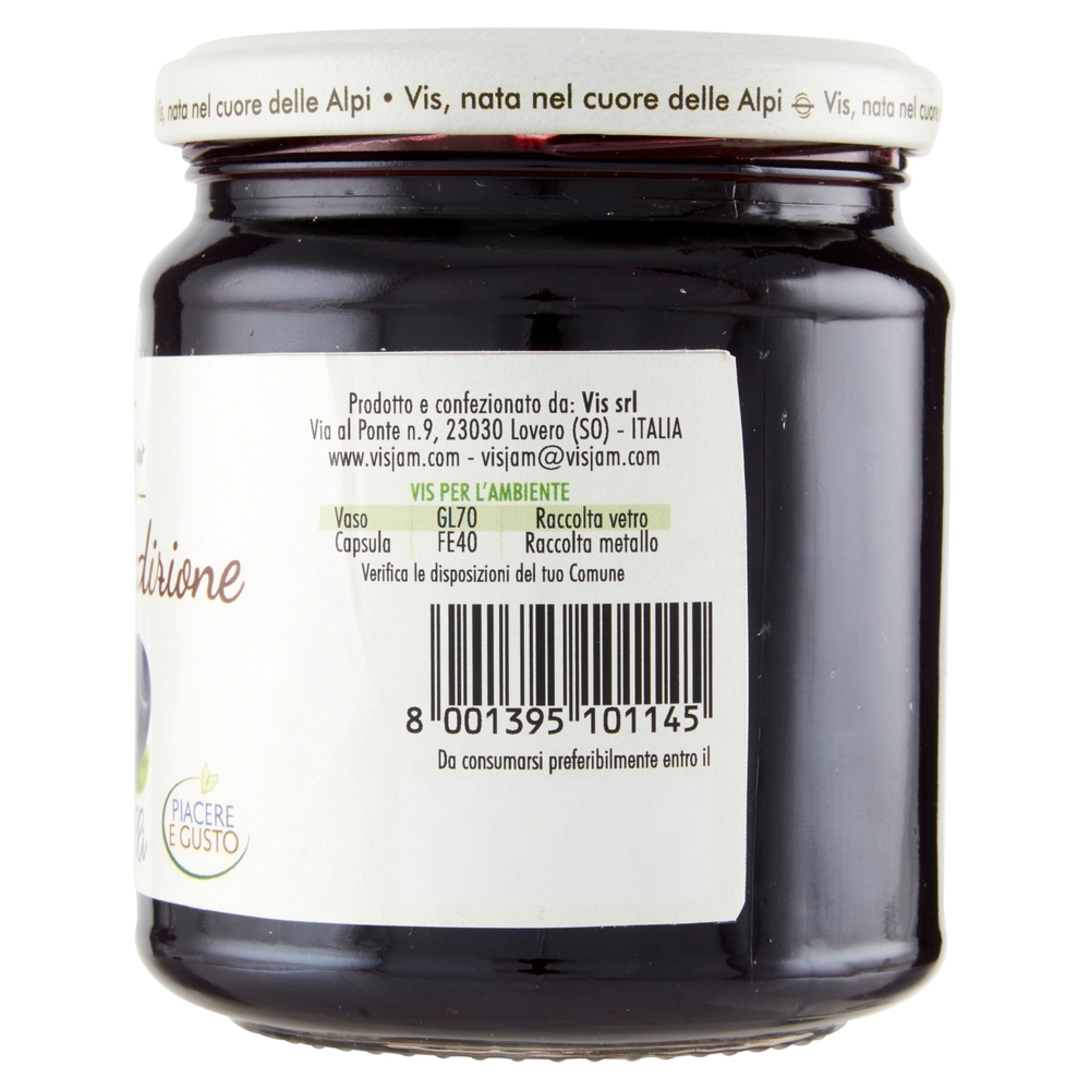 Vis Natura e Tradizione confettura extra Mirtilli 340 g