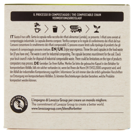 Lavazza A Modo Mio ¡Tierra! Bio-Organic For Planet 16 Capsule 120 g