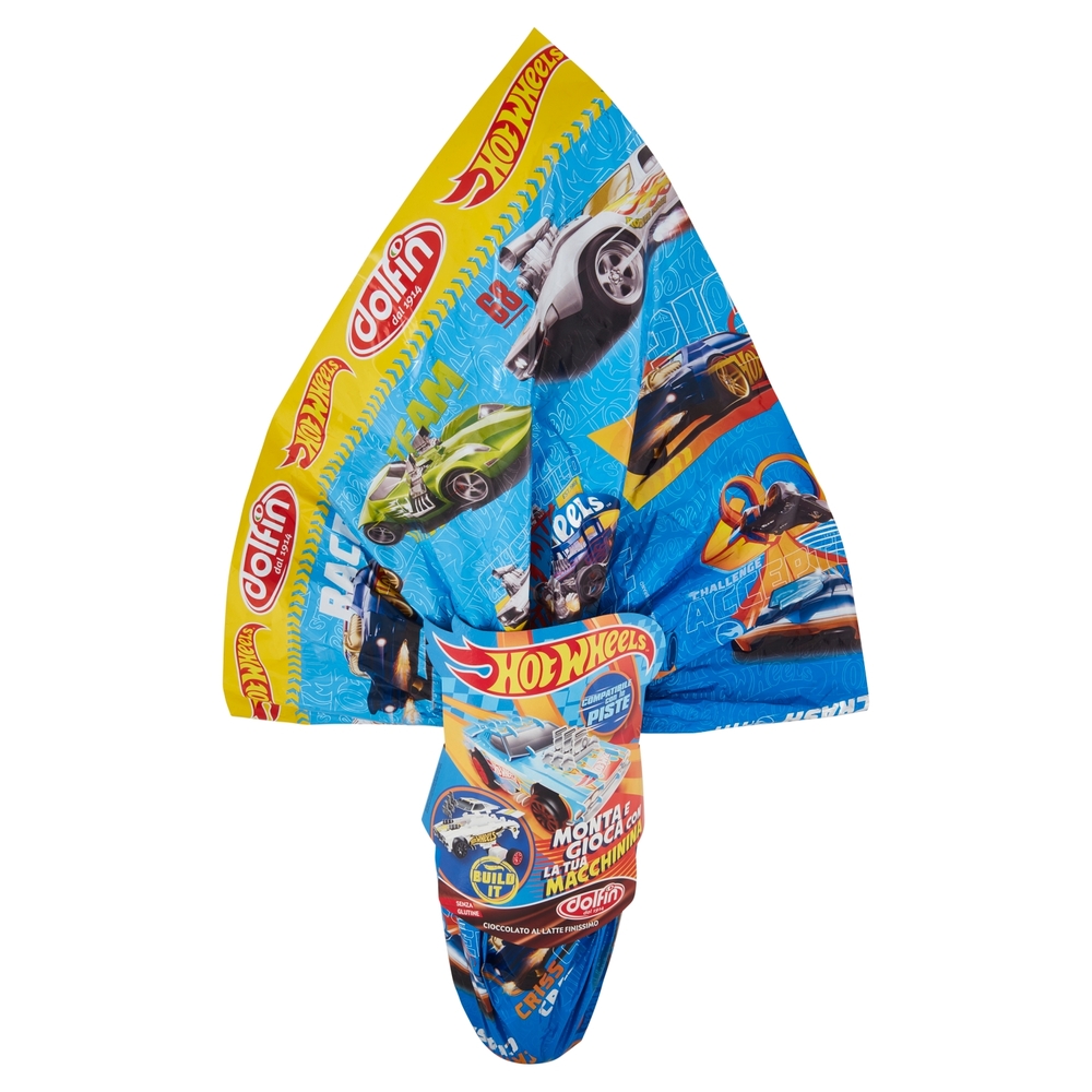 dolfin Uovo di Cioccolato al Latte Finissimo Hot Wheels 220 g