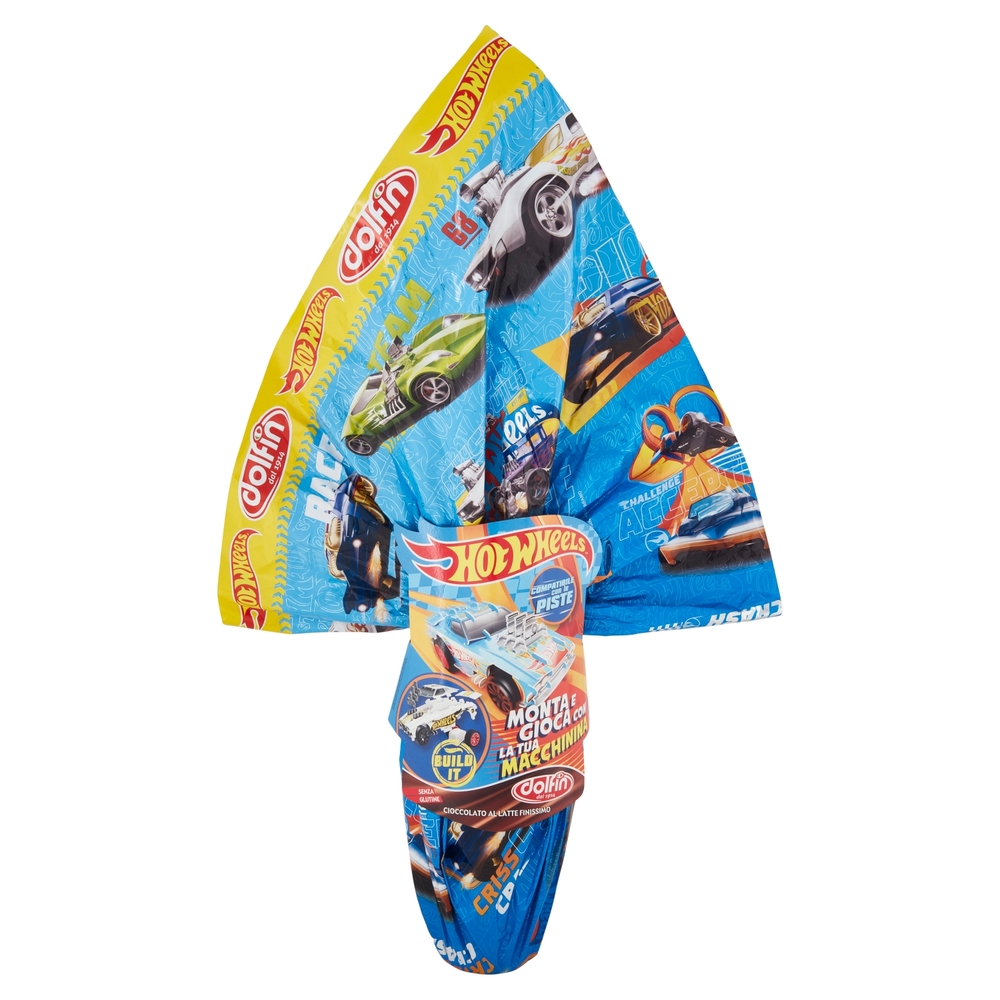 dolfin Uovo di Cioccolato al Latte Finissimo Hot Wheels 220 g