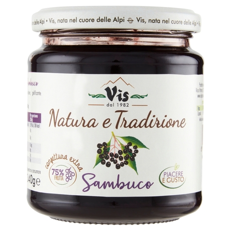 Vis Natura e Tradizione confettura extra Sambuco 340g