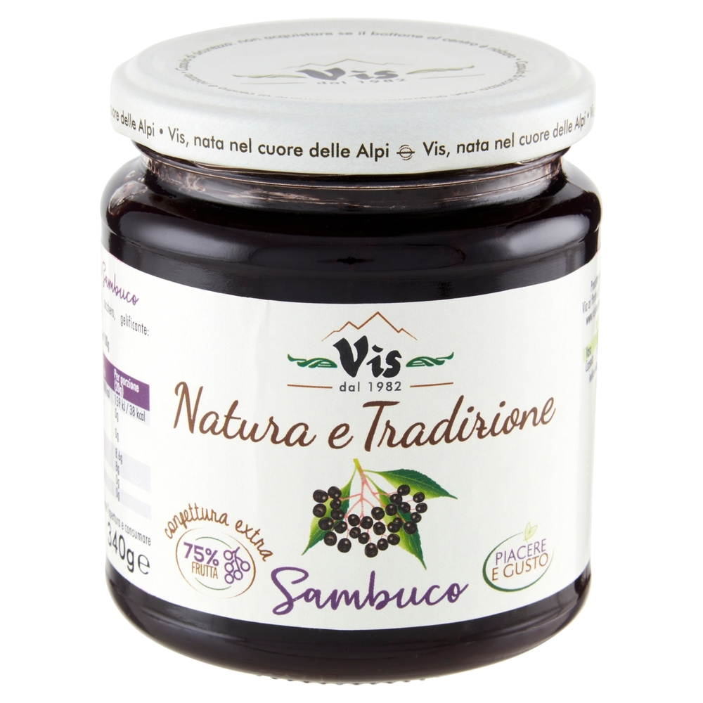 Vis Natura e Tradizione confettura extra Sambuco 340g