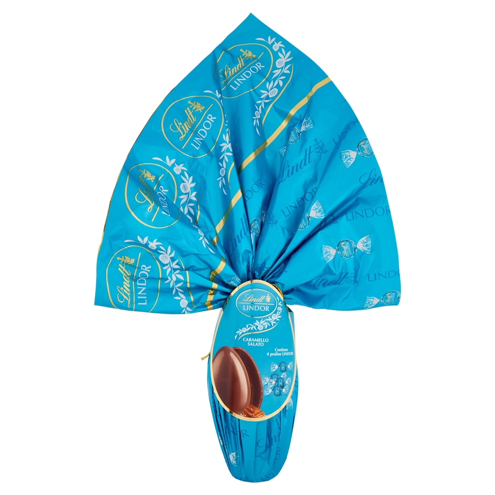 Lindt Lindor Uovo di cioccolato Pasqua Caramello Salato 320 g