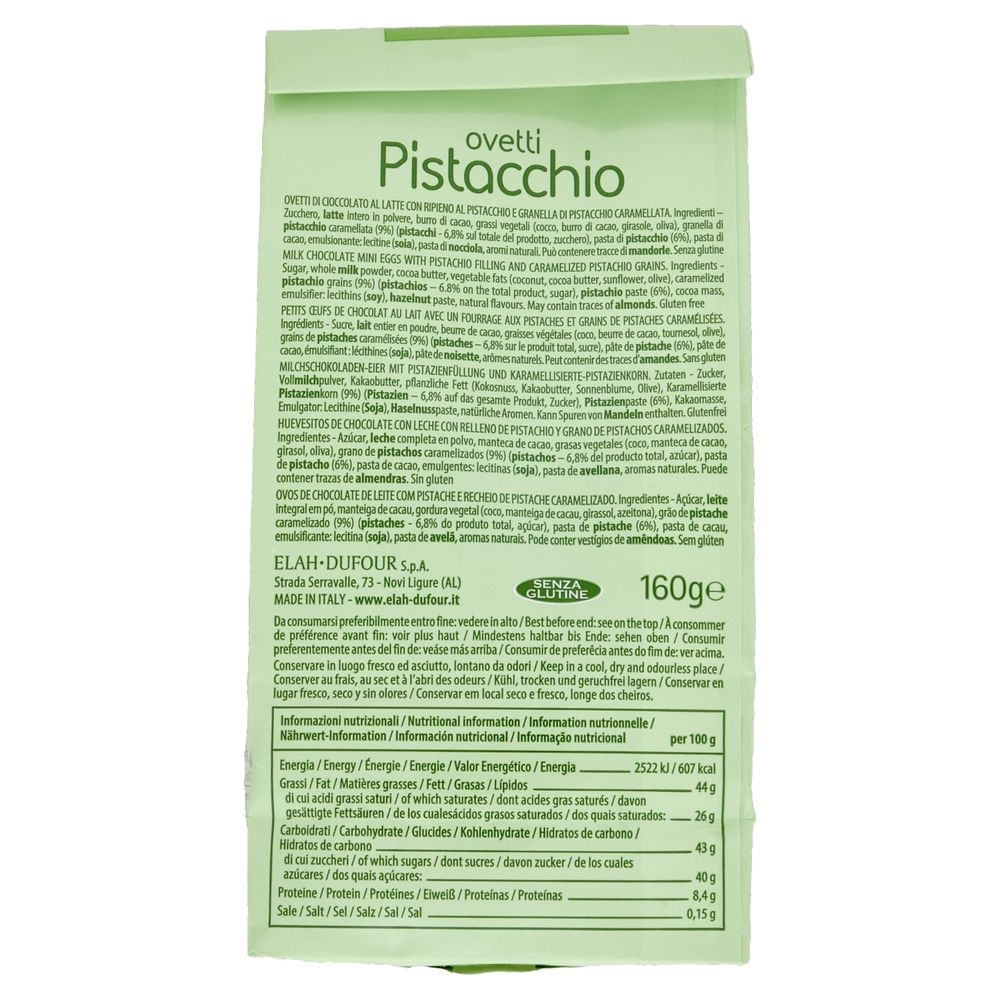 Novi ovetti Pistacchio 160 g
