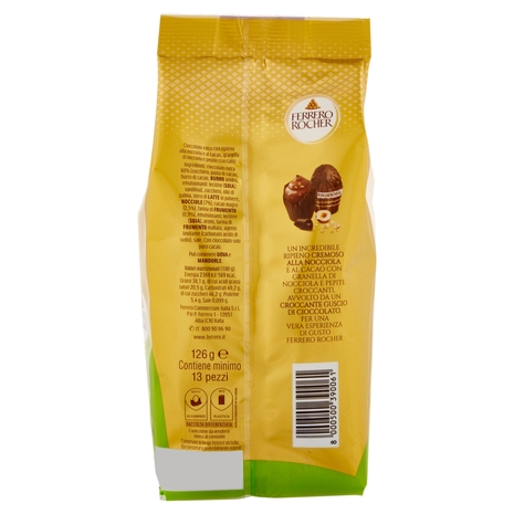 Ferrero Rocher Dark Golden Eggs Ripieno Cremoso alla Nocciola 126 g