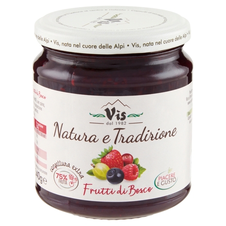 Vis Natura e Tradizione confettura extra Frutti di Bosco 340 g