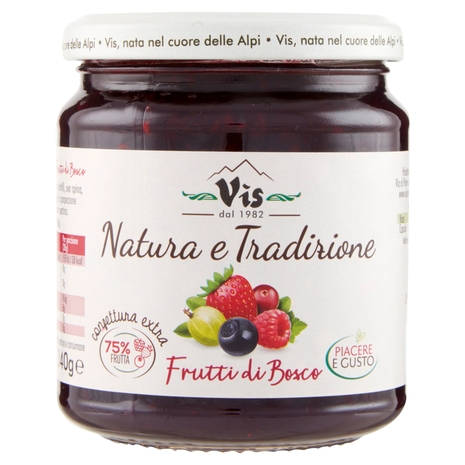 Vis Natura e Tradizione confettura extra Frutti di Bosco 340 g