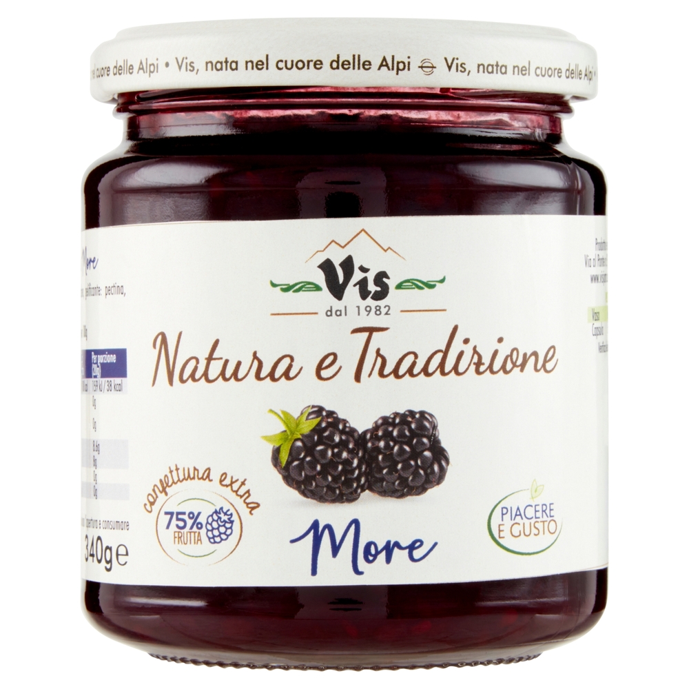 Vis Natura e Tradizione confettura extra More 340 g