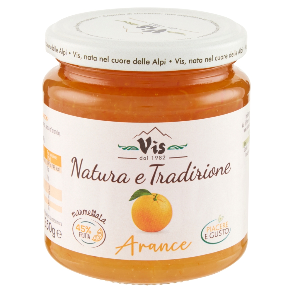Vis Natura e Tradizione marmellata Arance 350 g