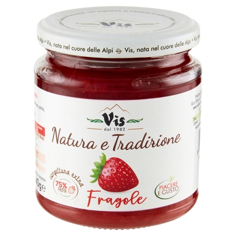 Vis Natura e Tradizione confettura extra Fragole 340 g