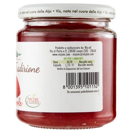 Vis Natura e Tradizione confettura extra Fragole 340 g