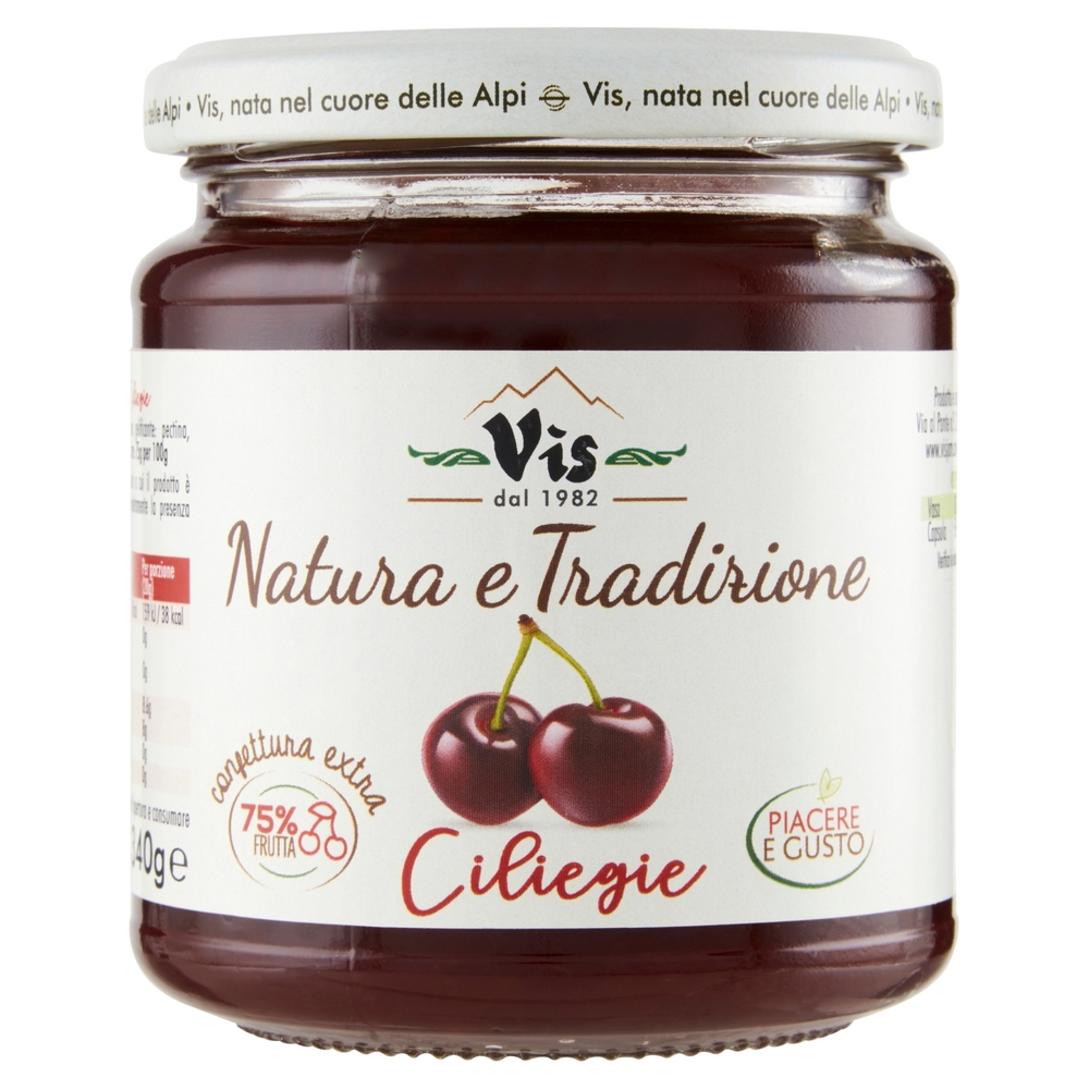 Vis Natura e Tradizione confettura extra Ciliegie 340 g