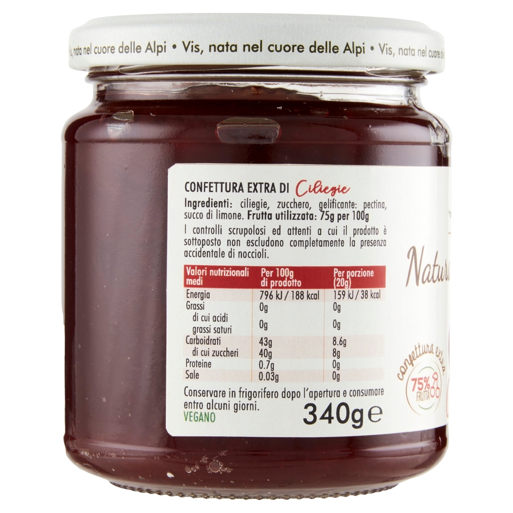 Vis Natura e Tradizione confettura extra Ciliegie 340 g