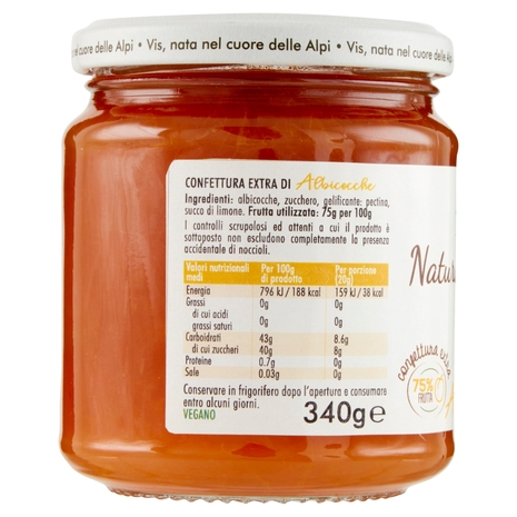 Vis Natura e Tradizione confettura extra Albicocche 340 g