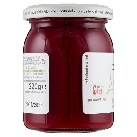 Vis Più Frutta Light Lamponi 220 g