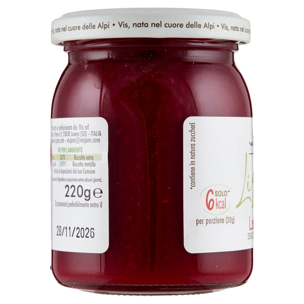 Vis Più Frutta Light Lamponi 220 g