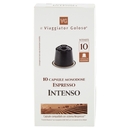 10 Capsule Monodose Espresso Intenso Il Viaggiator Goloso