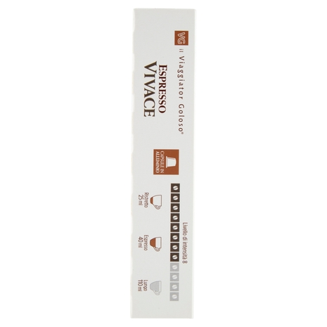 10 Capsule Monodose Espresso Vivace Il Viaggiator Goloso