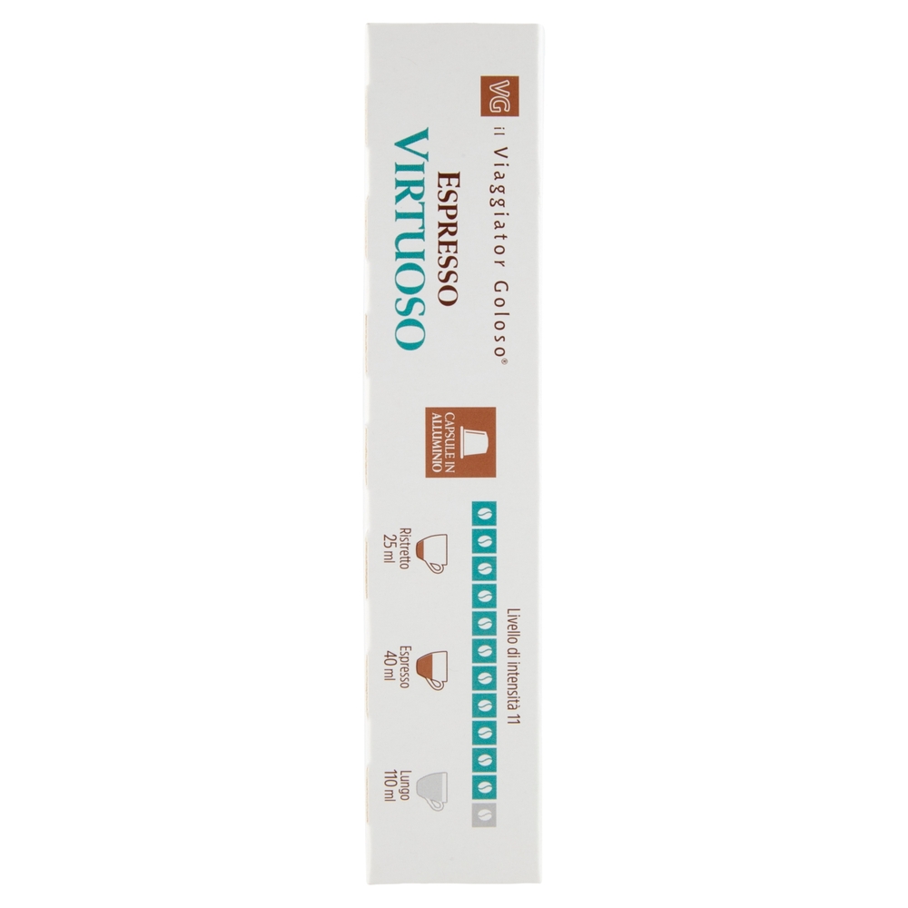 10 Capsule Monodose Espresso Virtuoso Il Viaggiator Goloso