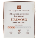 30 Capsule Monodose Espresso Cremoso 100% Arabica Il Viaggiator Goloso