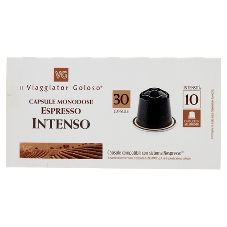 30 Capsule Monodose Espresso Intenso Il Viaggiator Goloso