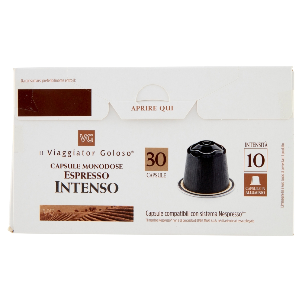 30 Capsule Monodose Espresso Intenso Il Viaggiator Goloso