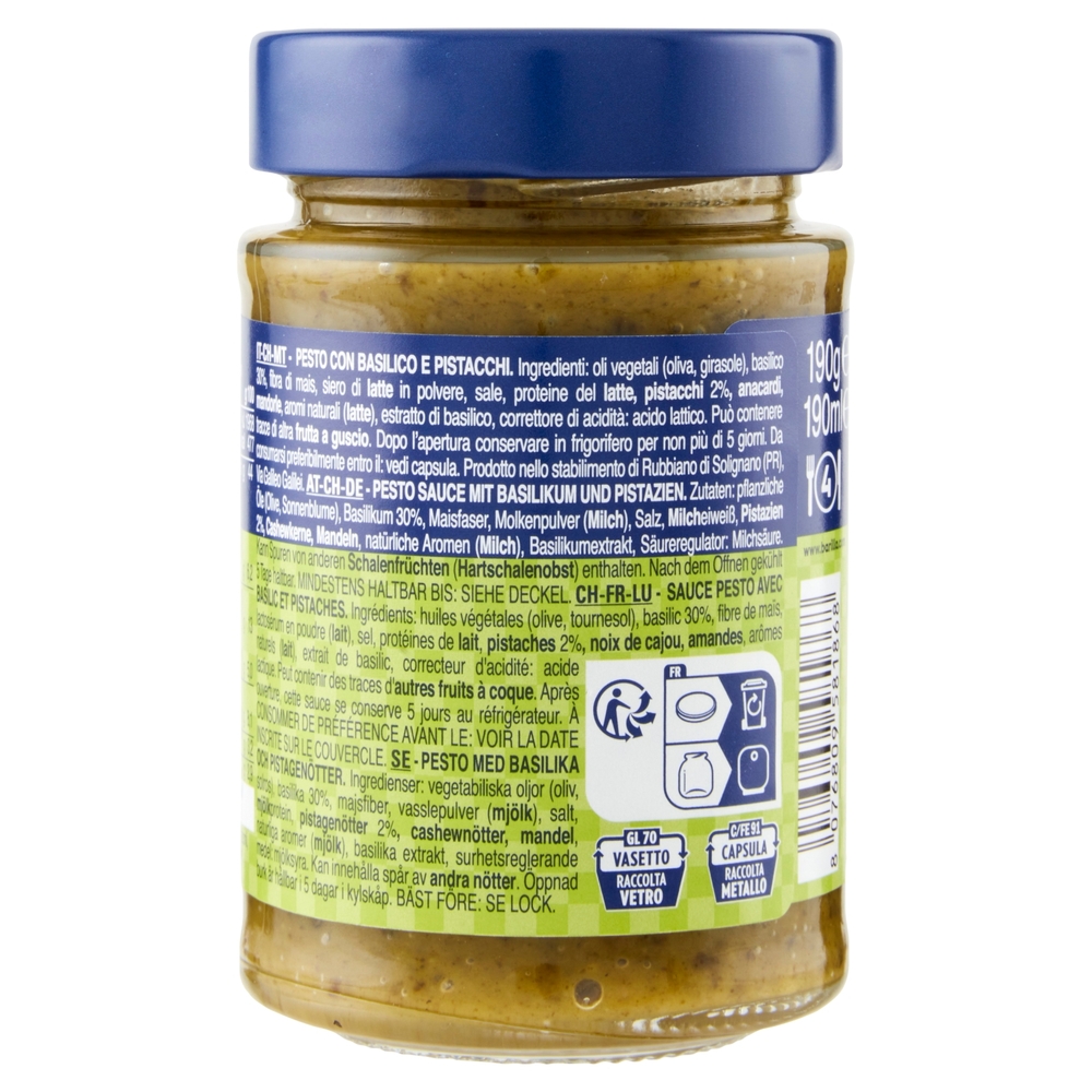 Barilla Pesto Basilico e Pistacchio 190g
