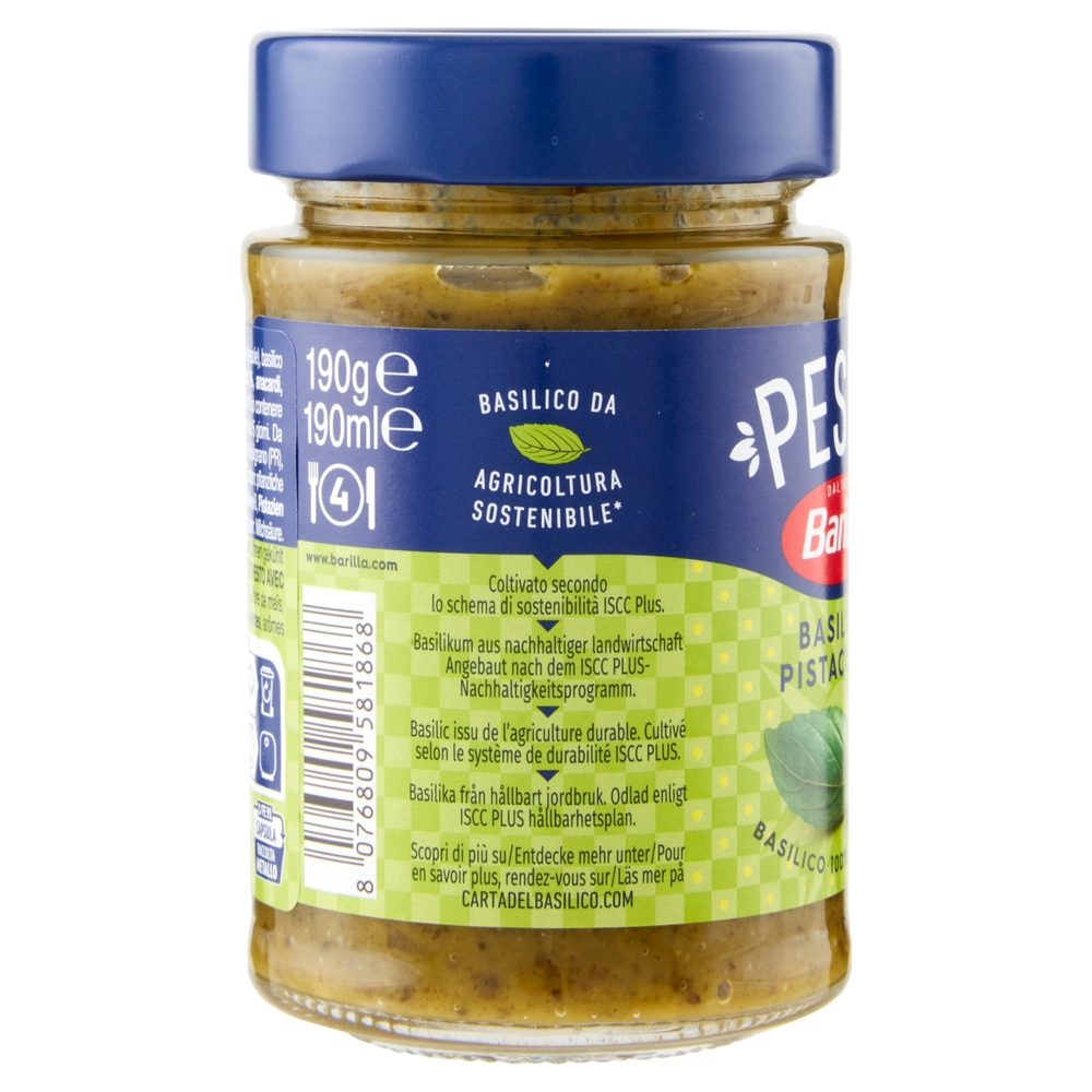 Barilla Pesto Basilico e Pistacchio 190g