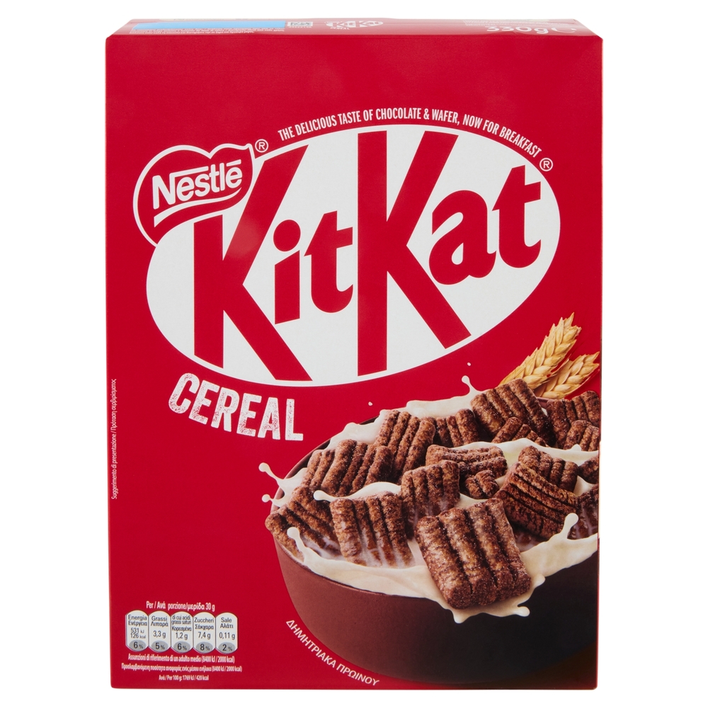 NESTLÉ KITKAT Cereali Gusto Cioccolato e Wafer 330 g