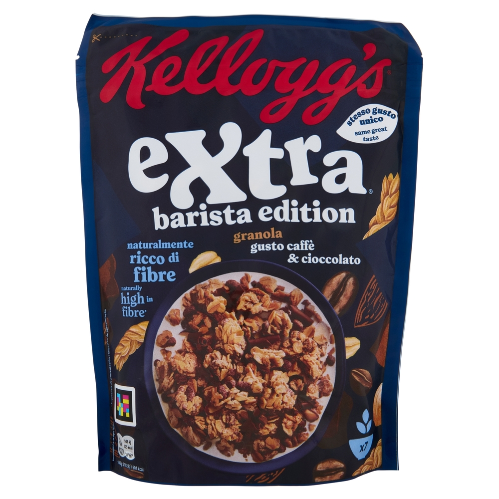 Kellogg's Extra barista edition granola gusto caffè & cioccolato 350 g