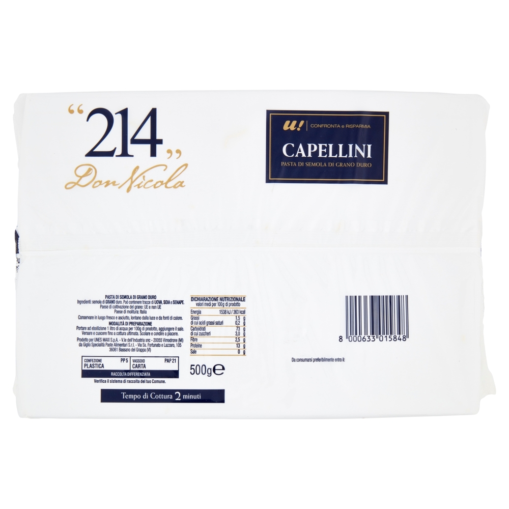 Capellini n.214 U! Confronta e Risparmia