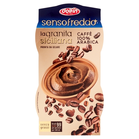 dolfin sensofreddo la granita siciliana Caffè 100% Arabica 2 x 100 ml