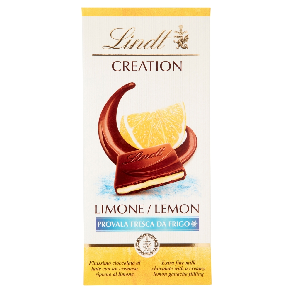 Lindt Creation Tavoletta Cioccolato al latte Limone 150 g