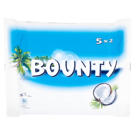 Bounty Snack al cioccolato con ripieno di cocco 5 x (2 x 28,5 g)