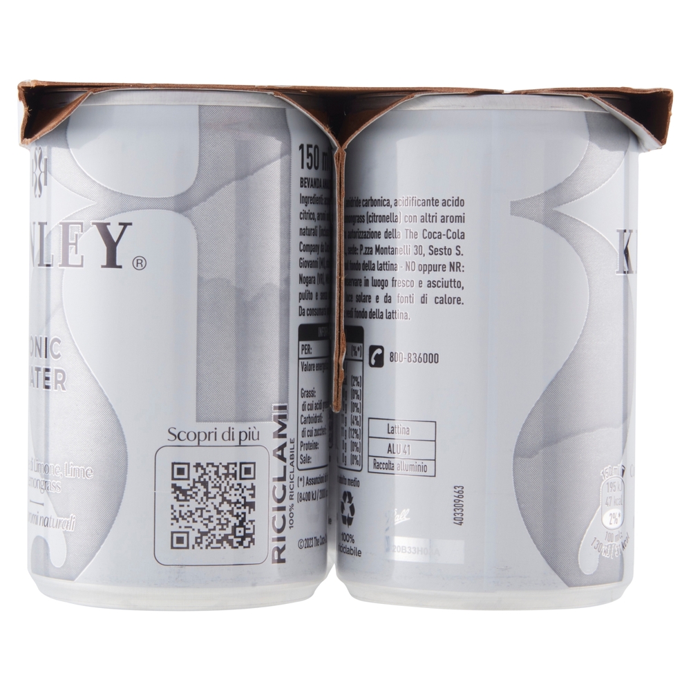 KINLEY Tonic Water Mini Can 6 x 150 ml