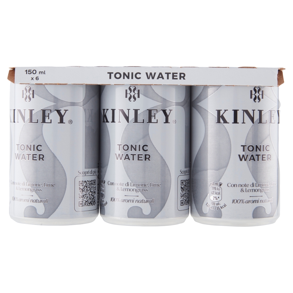 KINLEY Tonic Water Mini Can 6 x 150 ml