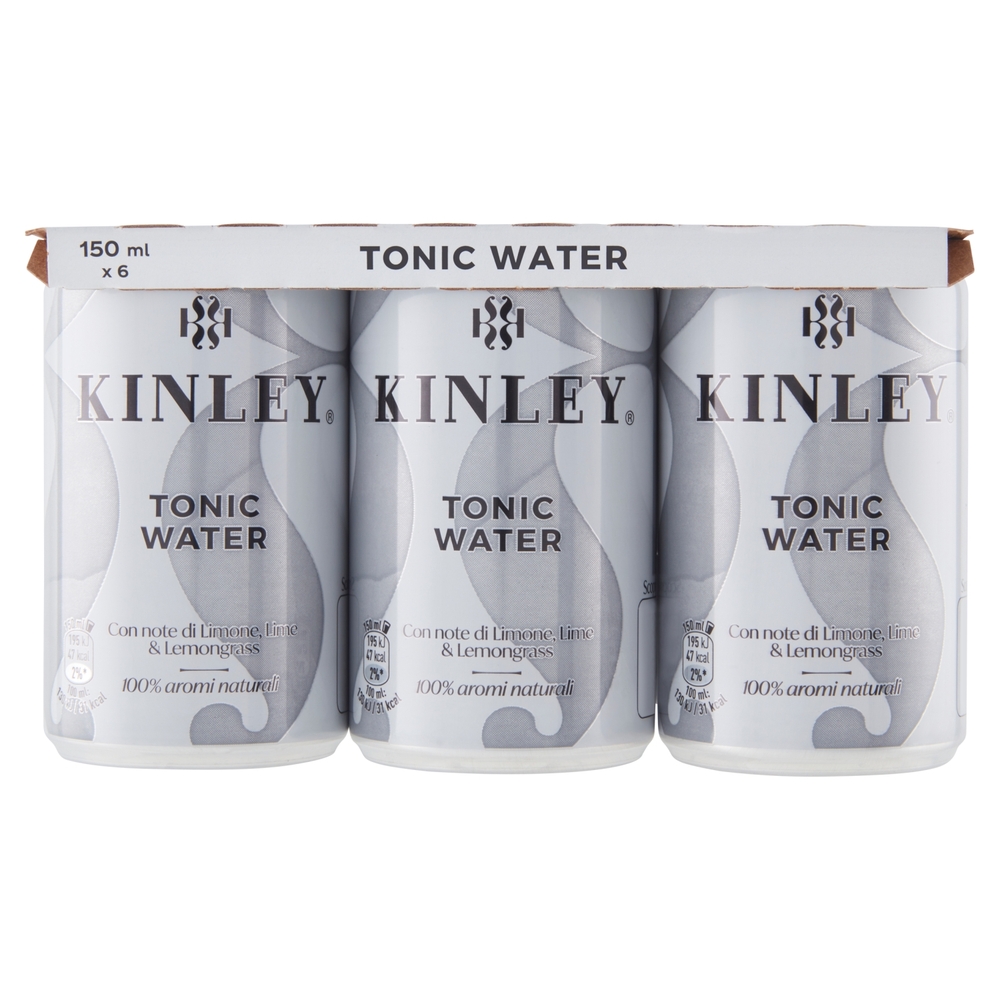 KINLEY Tonic Water Mini Can 6 x 150 ml