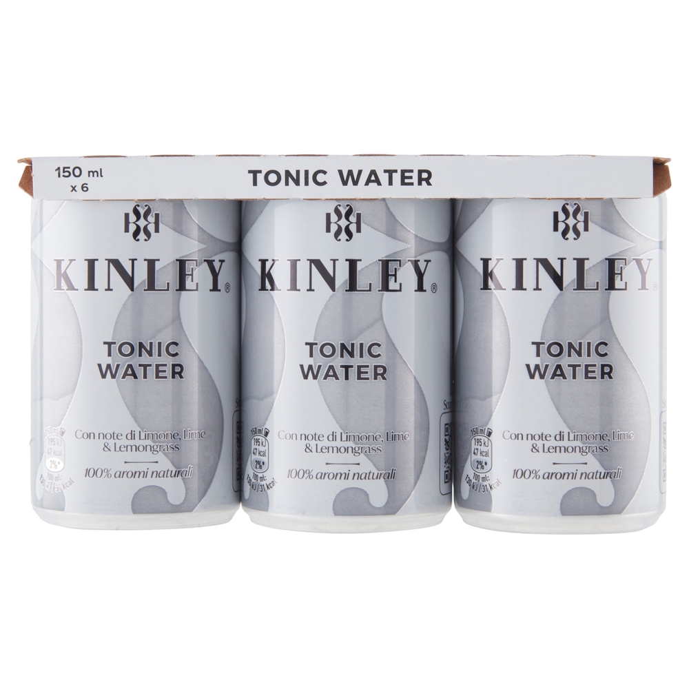 KINLEY Tonic Water Mini Can 6 x 150 ml