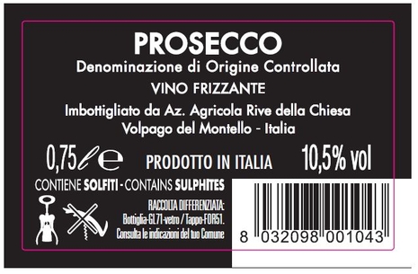 Prosecco DOC Vigna Nuova, 75 cl