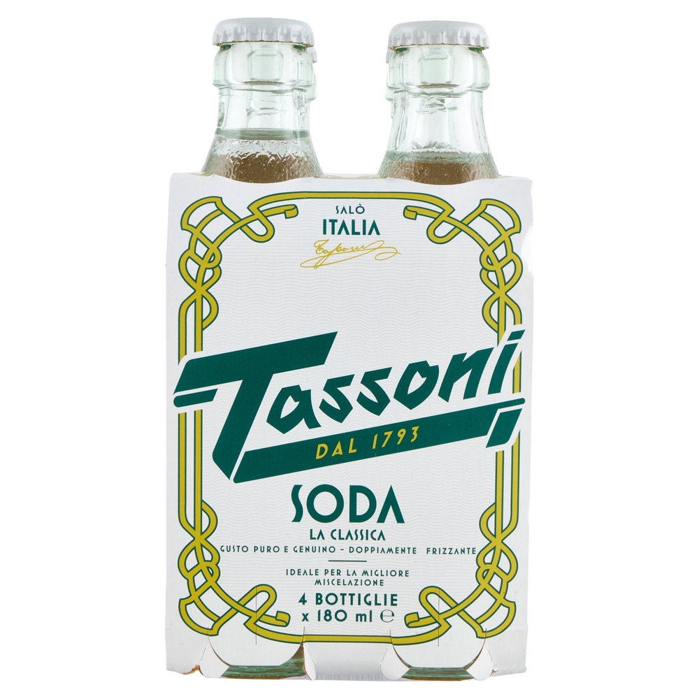 Tassoni Soda la Classica 4 x 180 ml
