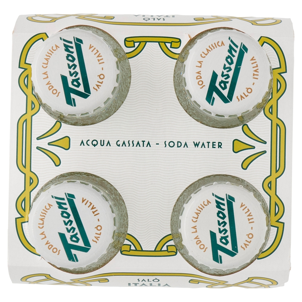 Tassoni Soda la Classica 4 x 180 ml
