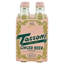 Tassoni Ginger Beer la Biologica 4 x 180 ml