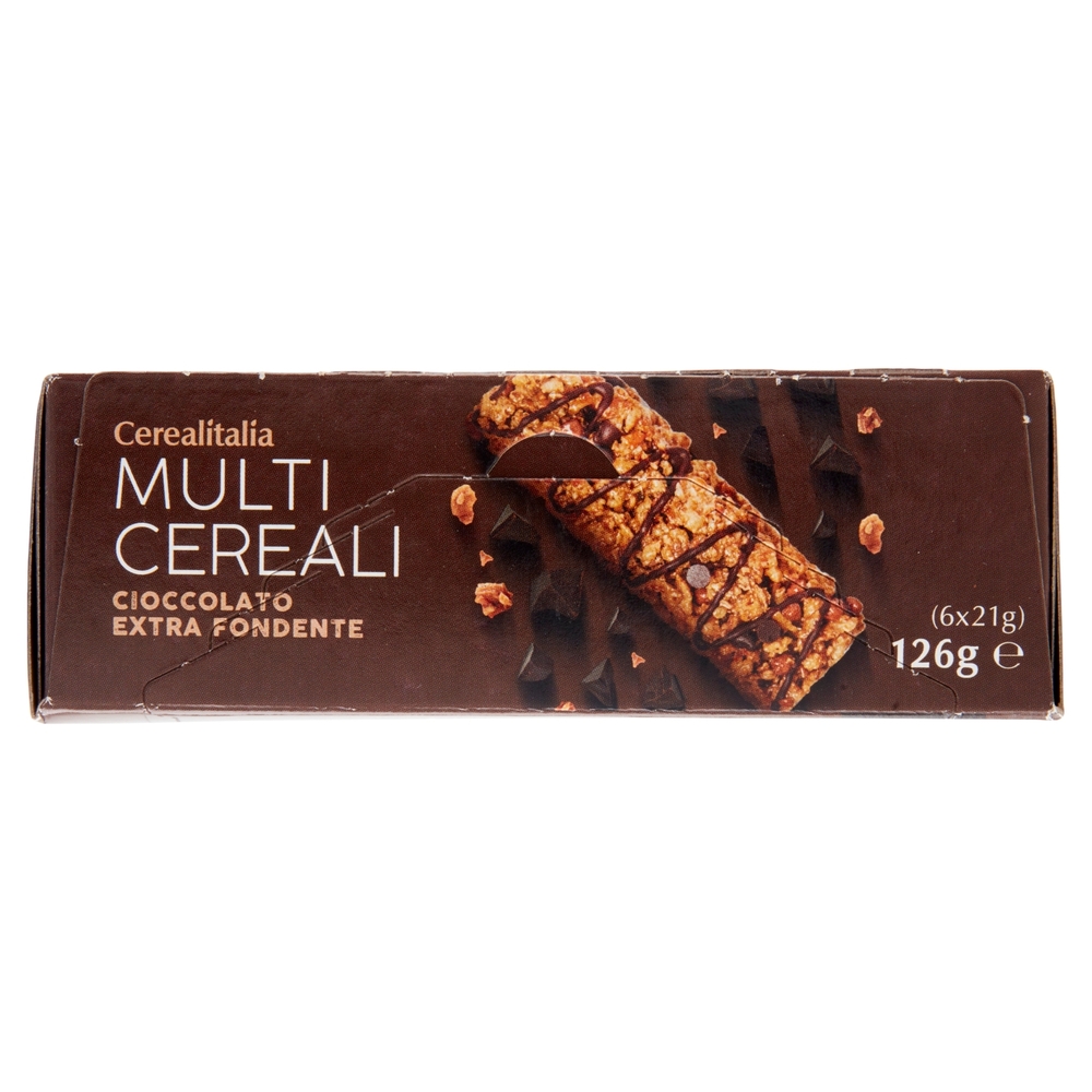 Cerealitalia Multi Cereali Cioccolato Extra Fondente 6 x 21 g