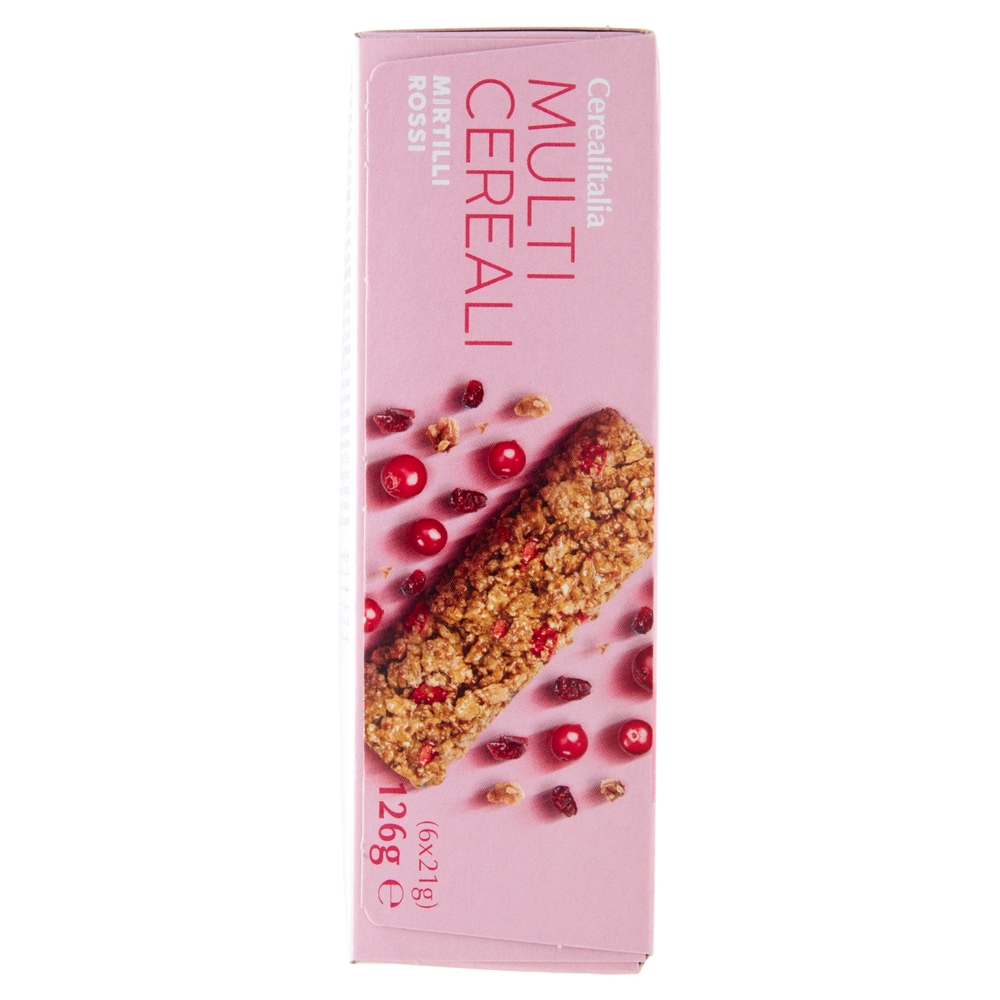 Cerealitalia Multi Cereali Mirtilli Rossi 6 x 21 g