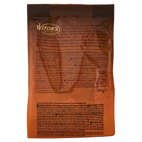 Witor's Golden Caramello Salato Cioccolato al Latte con Crema al Caramello Salato 200 g