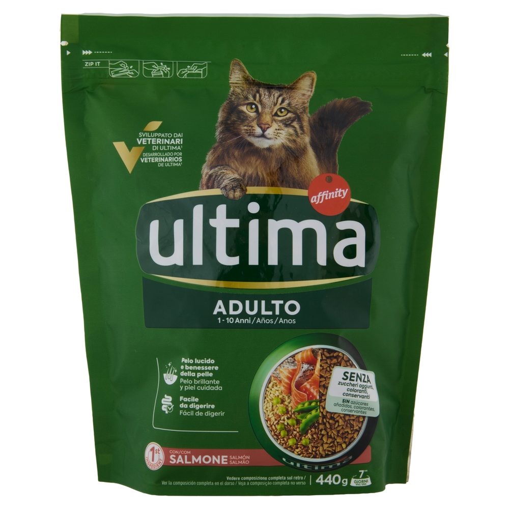 ultima Cat Adulto 1-10 Anni Salmone 440 g