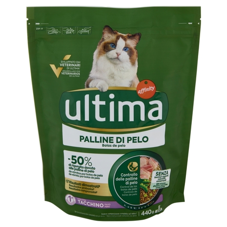 ultima Cat Palline di Pelo Tacchino 440 g