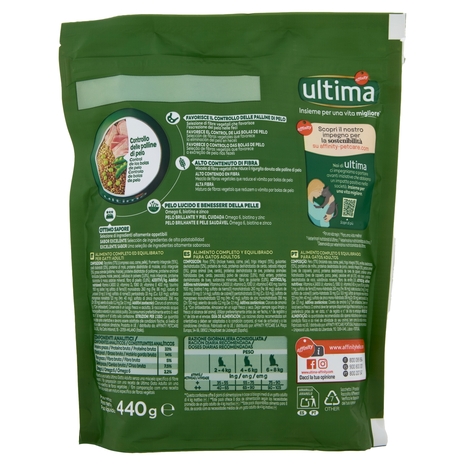 ultima Cat Palline di Pelo Tacchino 440 g