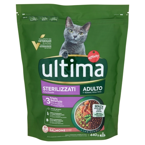 ultima Cat Sterilizzati Adulto 1-10 Anni Salmone 440 g